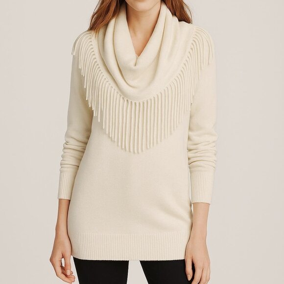 MICHAEL KORS FRINGE SWEATER! - Picture 1 of 12